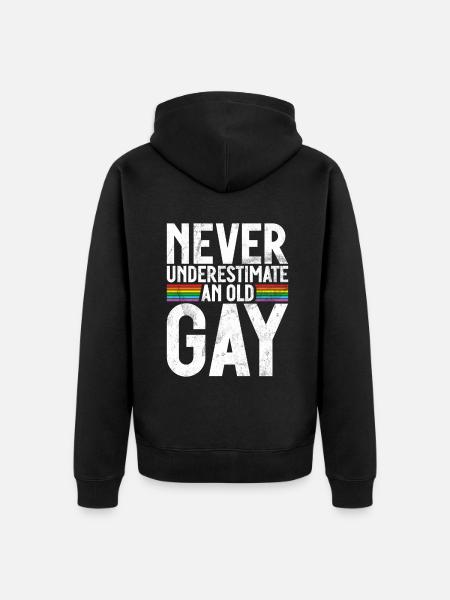 Cadeaux gays - Veste à capuche bio Premium Unisexe - noir