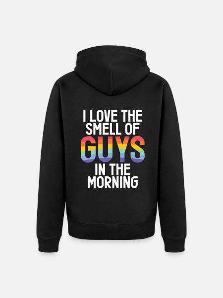 Cadeaux gays - Veste à capuche bio Premium Unisexe - noir