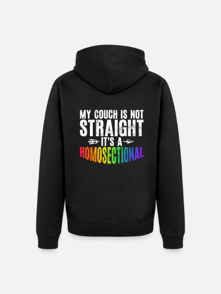 Cadeaux gays - Veste à capuche bio Premium Unisexe - noir
