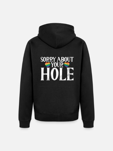 Gay Gifts - Unisex Premium Organic Zip Hoodie - black