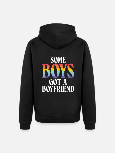 Cadeaux gays - Veste à capuche bio Premium Unisexe - noir