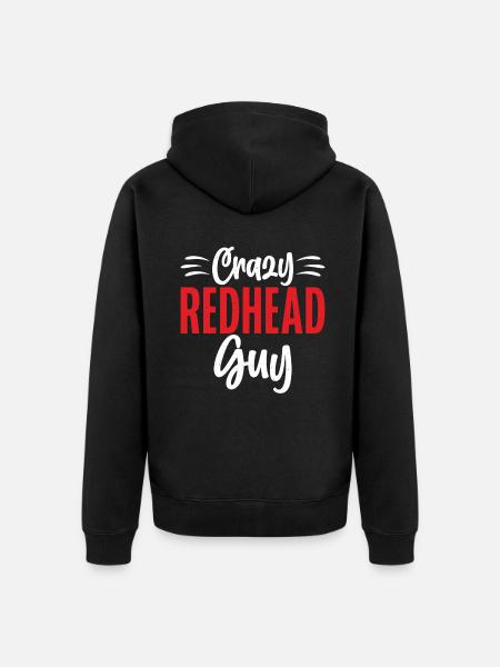 Cadeaux roux - Veste à capuche bio Premium Unisexe - noir