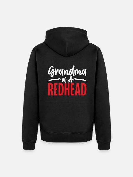 Redhead Gifts - Unisex Premium Organic Zip Hoodie - black
