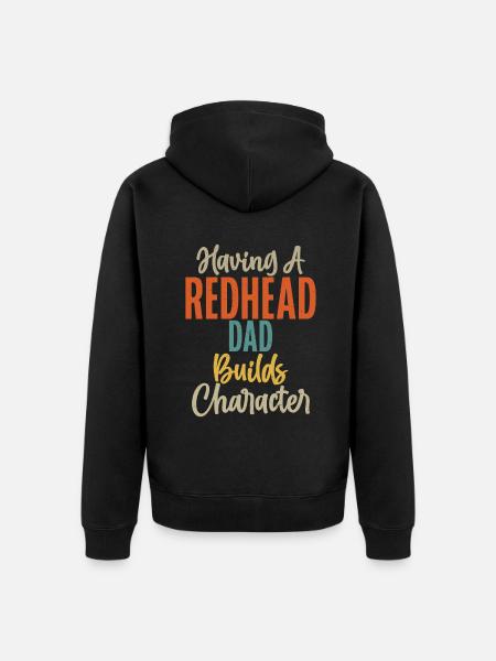 Redhead Gifts - Unisex Premium Organic Zip Hoodie - black