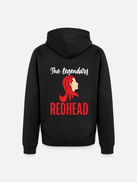Redhead Gifts - Unisex Premium Organic Zip Hoodie - black