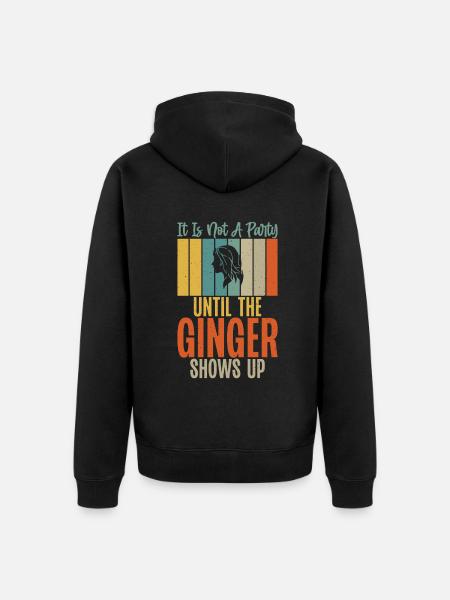 Redhead Gifts - Unisex Premium Organic Zip Hoodie - black