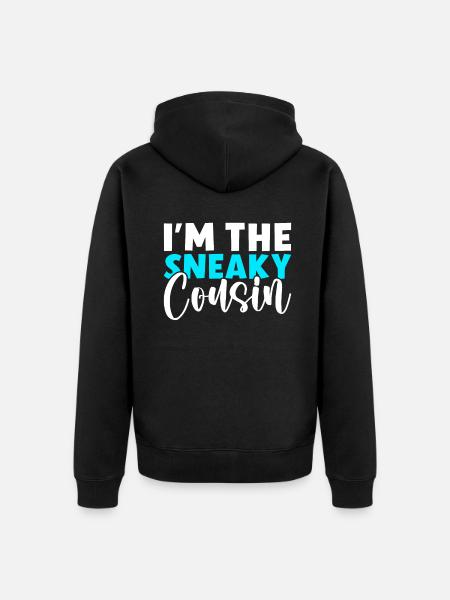 Cousin Gifts - Unisex Premium Organic Zip Hoodie - black
