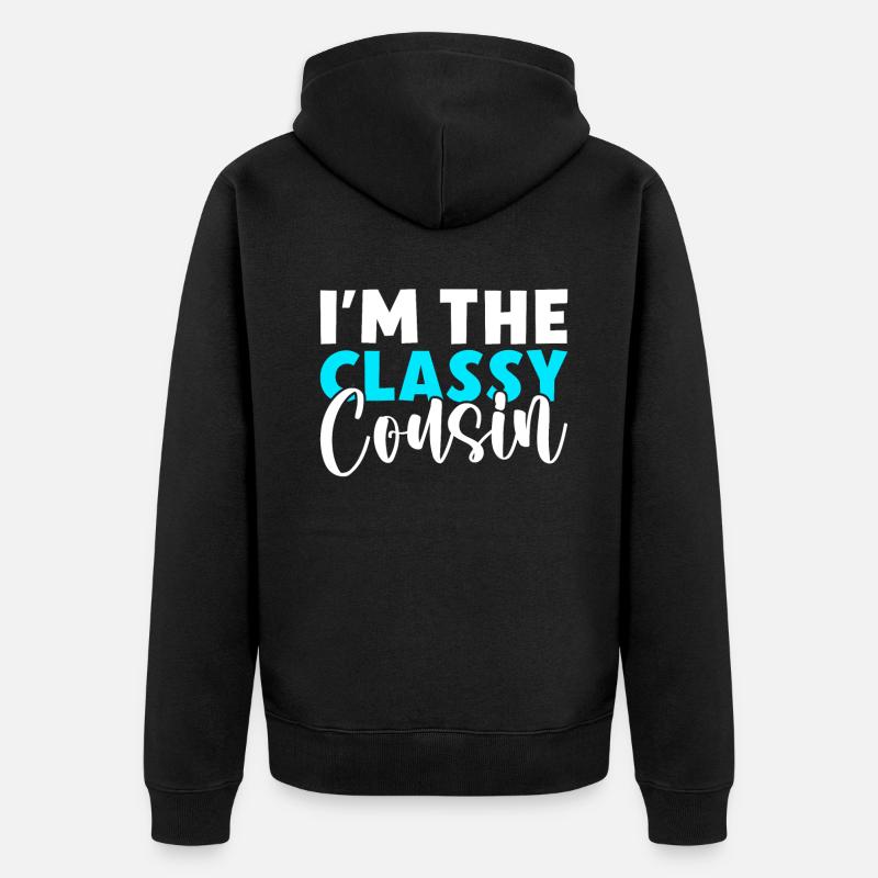 Cadeaux Cousin - Veste à capuche bio Premium Unisexe - noir