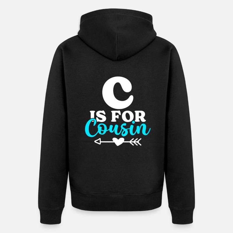 Cadeaux Cousin - Veste à capuche bio Premium Unisexe - noir