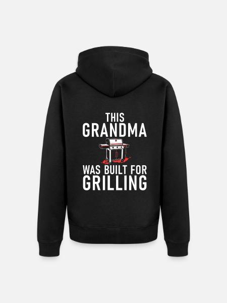 Grill Barbecue Grilling - Unisex Premium Organic Zip Hoodie - black