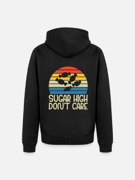 Candy Gift - Unisex Premium Organic Zip Hoodie - black