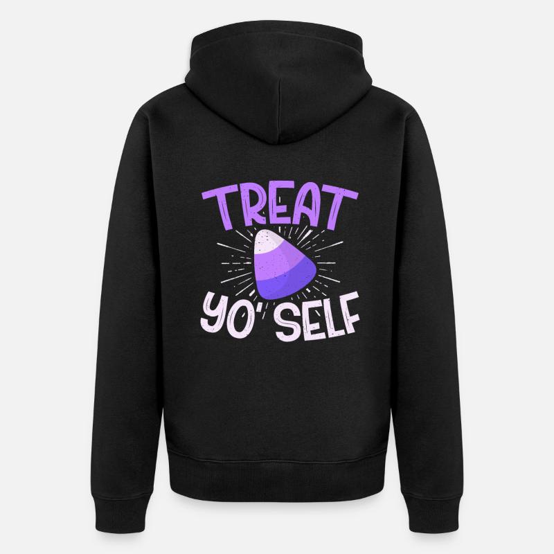 Candy Gift - Unisex Premium Bio Zip Hoodie - Schwarz
