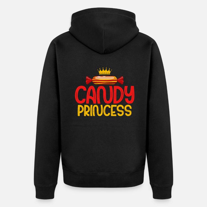 Candy Gift - Unisex Premium Bio Zip Hoodie - Schwarz