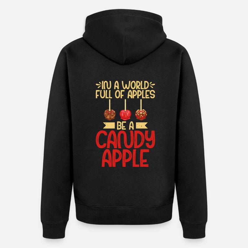 Candy Gift - Unisex Premium Bio Zip Hoodie - Schwarz