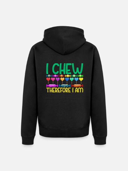 Candy Gift - Unisex Premium Organic Zip Hoodie - black