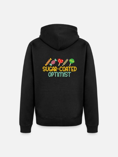 Candy Gift - Unisex Premium Organic Zip Hoodie - black