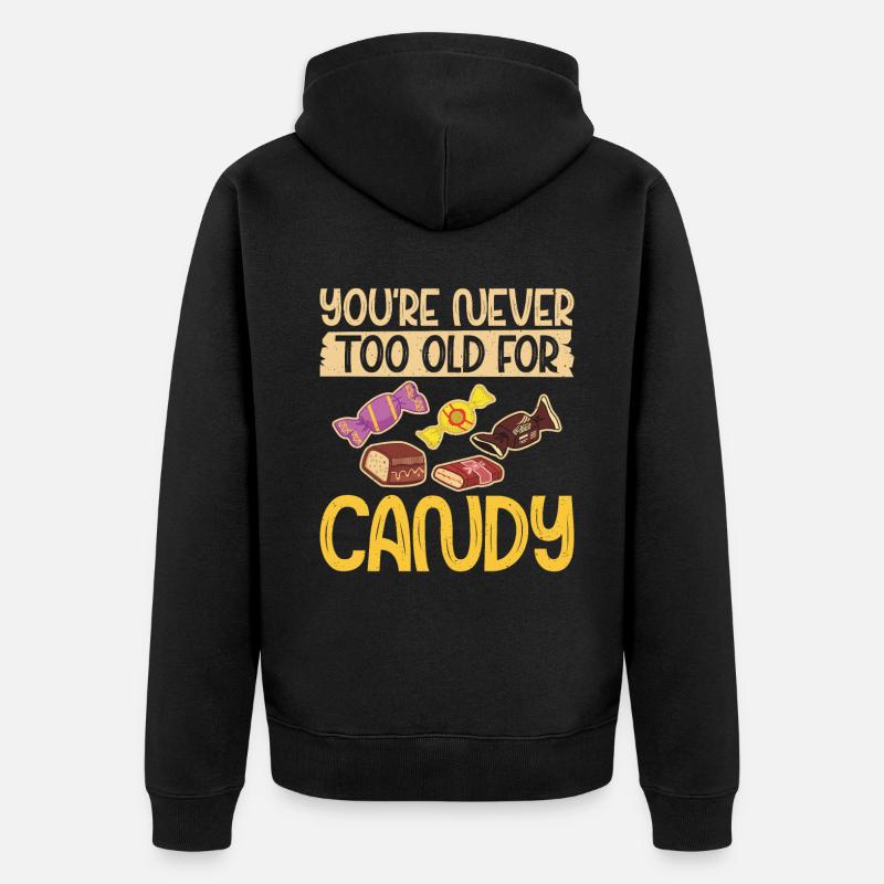 Candy Gift - Unisex Premium Bio Zip Hoodie - Schwarz