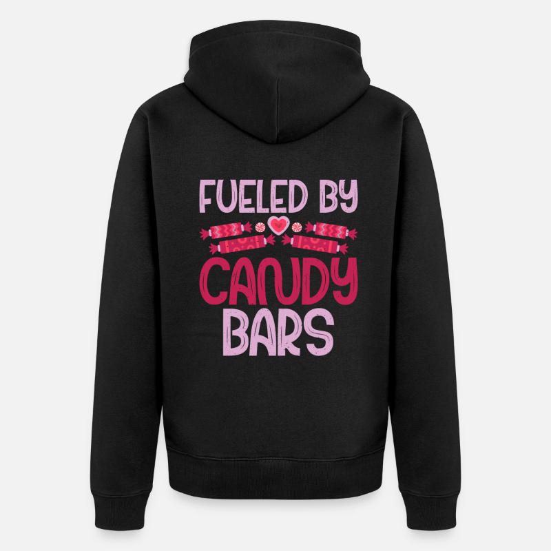 Candy Gift - Unisex Premium Bio Zip Hoodie - Schwarz