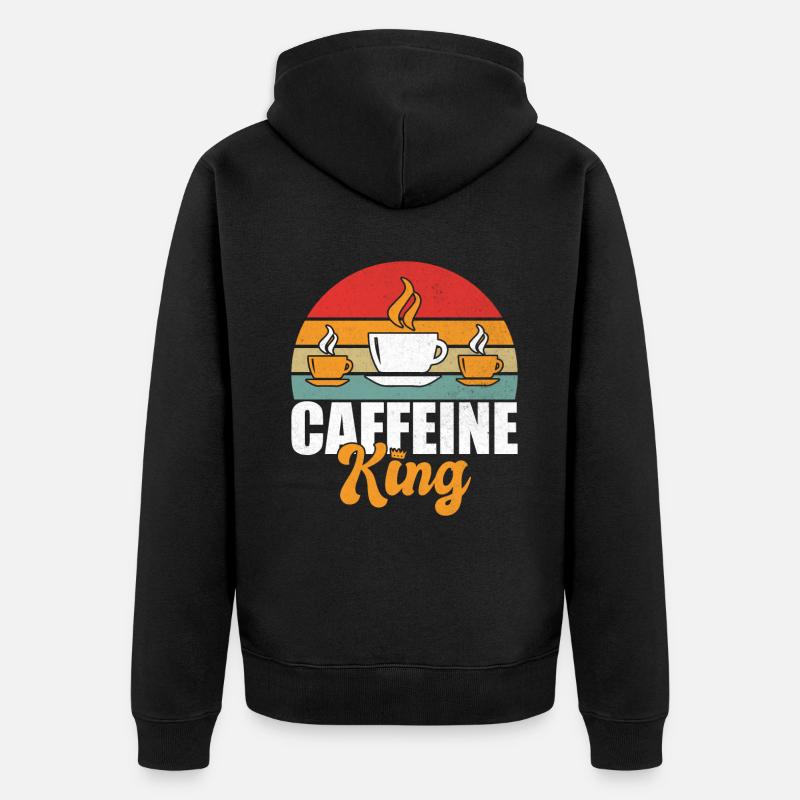 Cadeaux de café - Veste à capuche bio Premium Unisexe - noir