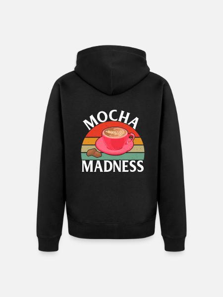 Coffee Gifts - Unisex Premium Organic Zip Hoodie - black