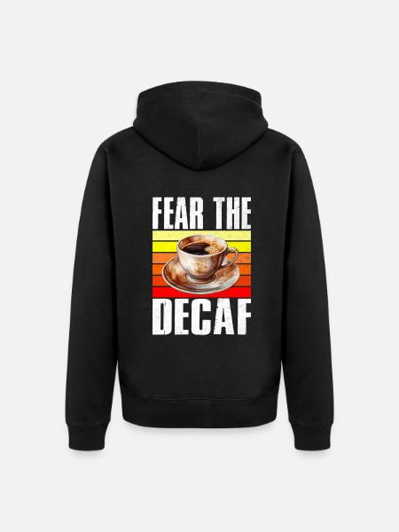 Cadeaux de café - Veste à capuche bio Premium Unisexe - noir
