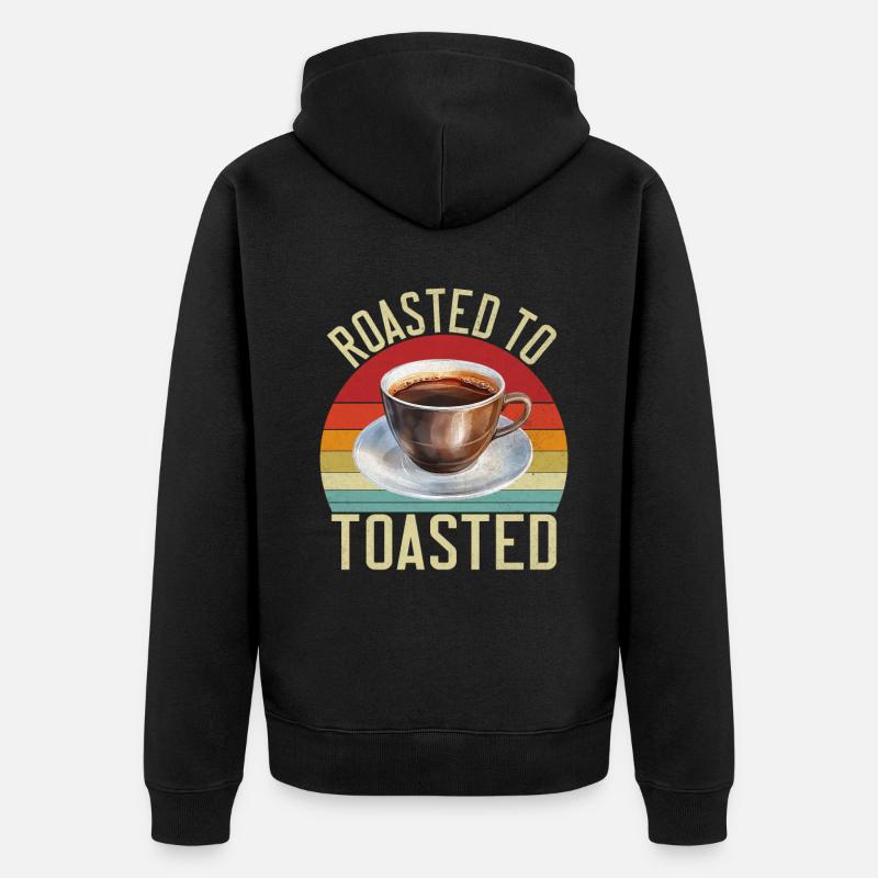 Cadeaux de café - Veste à capuche bio Premium Unisexe - noir