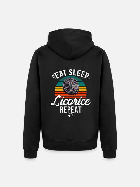 Licorice Gifts - Unisex Premium Organic Zip Hoodie - black