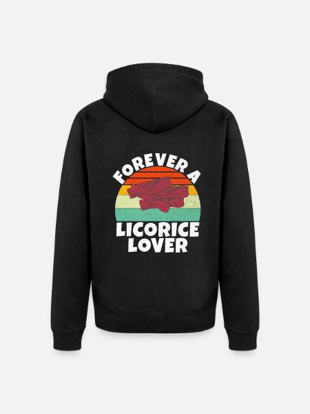 Licorice Gifts - Unisex Premium Organic Zip Hoodie - black