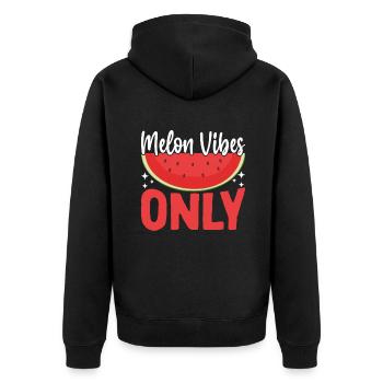 Melon Poison - Veste à capuche bio Premium Unisexe - noir - Dos - Nico (187cm)