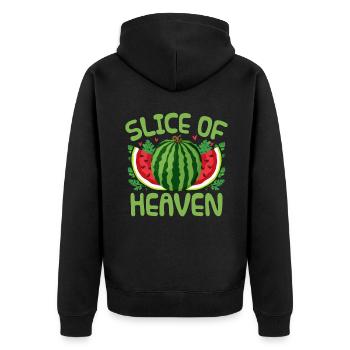Melon Poison - Veste à capuche bio Premium Unisexe - noir - Dos - Nico (187cm)