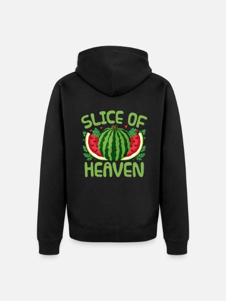 Melon Poison - Unisex Premium Organic Zip Hoodie - black