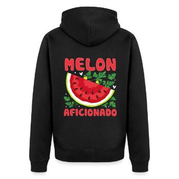 Melon Poison - Veste à capuche bio Premium Unisexe - noir - Dos - Nico (187cm)