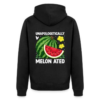 Melon Poison - Veste à capuche bio Premium Unisexe - noir - Dos - Nico (187cm)