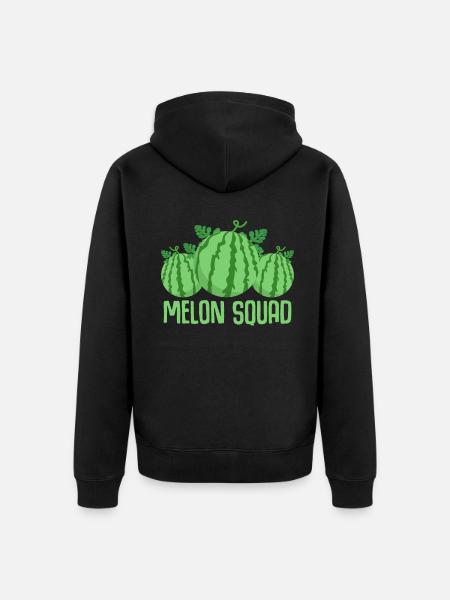 Melon Poison - Veste à capuche bio Premium Unisexe - noir