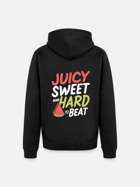 Melon Poison - Veste à capuche bio Premium Unisexe - noir