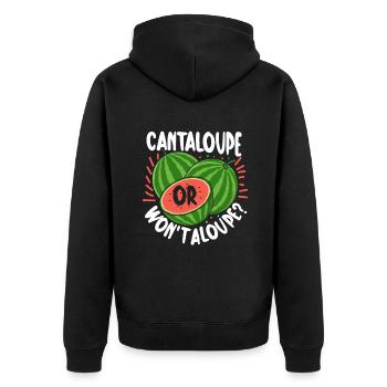 Melon Poison - Veste à capuche bio Premium Unisexe - noir - Dos - Nico (187cm)