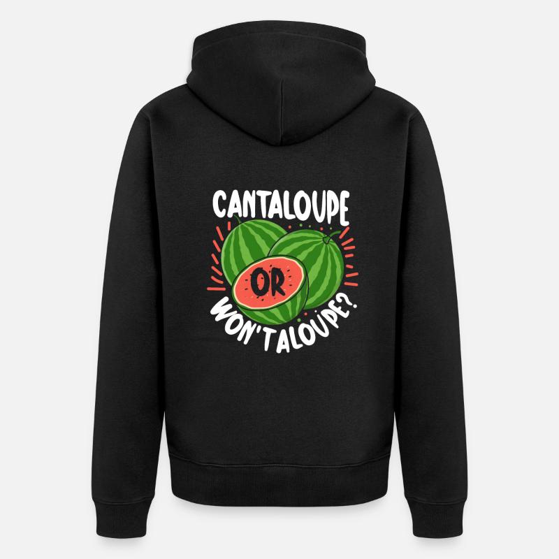 Melon Poison - Veste à capuche bio Premium Unisexe - noir