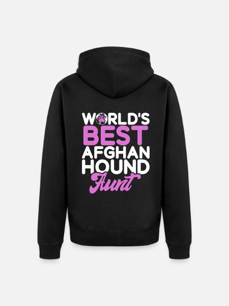 Afghan Hound Gifts - Unisex Premium Organic Zip Hoodie - black