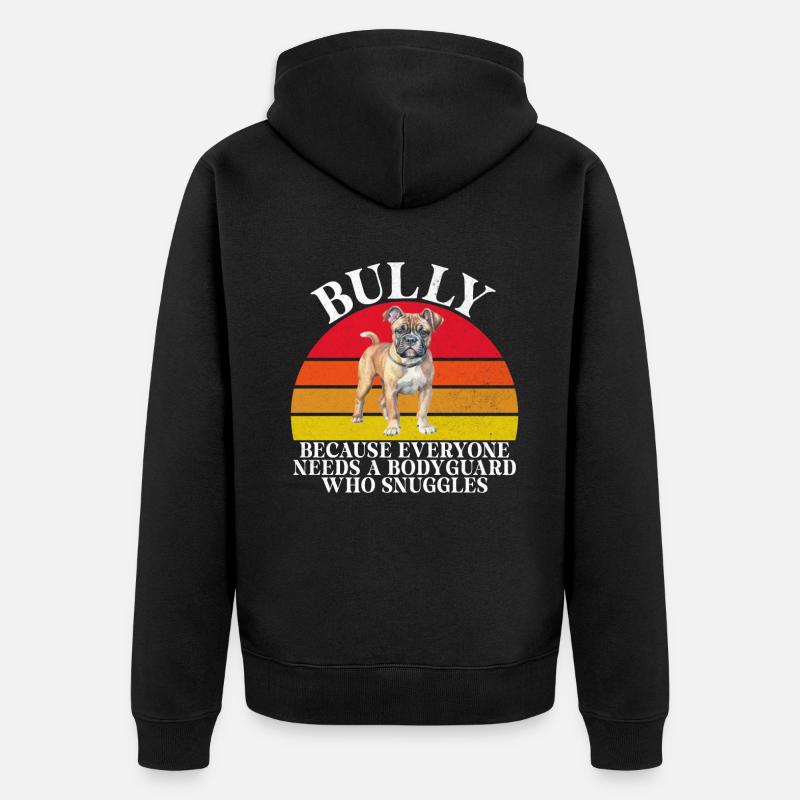 Cadeaux American Bully - Veste à capuche bio Premium Unisexe - noir