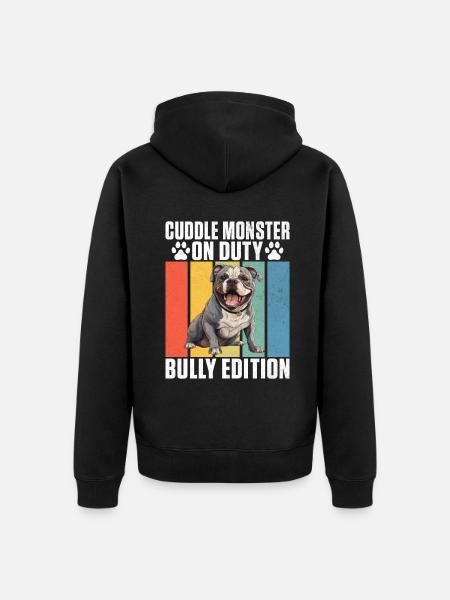 Cadeaux American Bully - Veste à capuche bio Premium Unisexe - noir