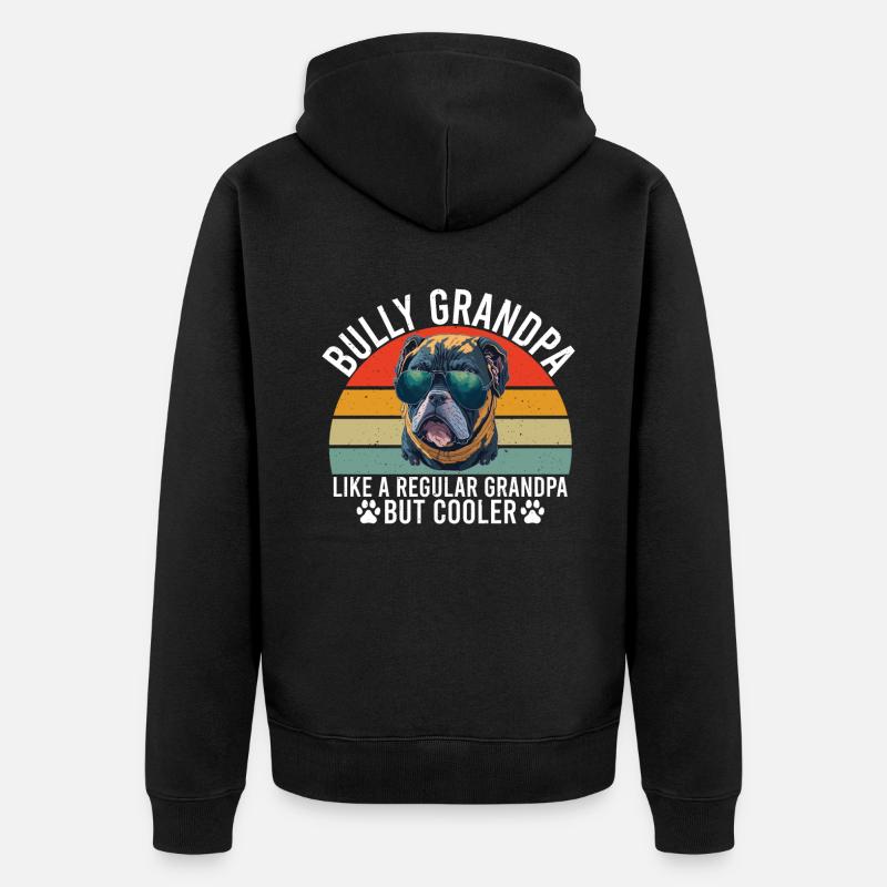 Cadeaux American Bully - Veste à capuche bio Premium Unisexe - noir
