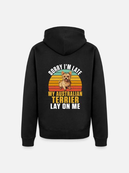 Australian Terrier Gifts - Unisex Premium Organic Zip Hoodie - black