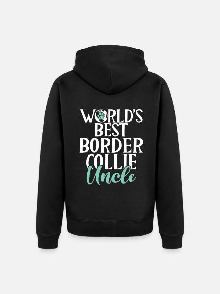 Cadeaux Border Collie - Veste à capuche bio Premium Unisexe - noir