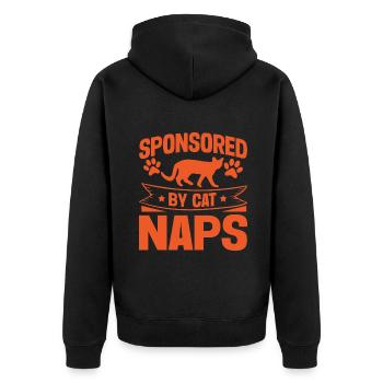 Chats Cadeaux Papy - Veste à capuche bio Premium Unisexe - noir - Dos - Nico (187cm)