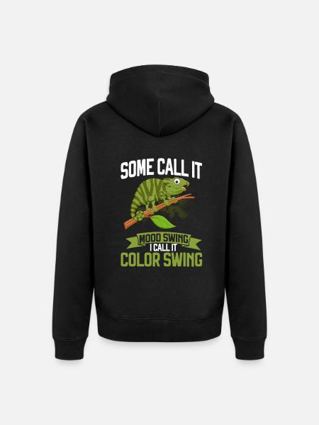 Chameleon Gifts - Unisex Premium Organic Zip Hoodie - black