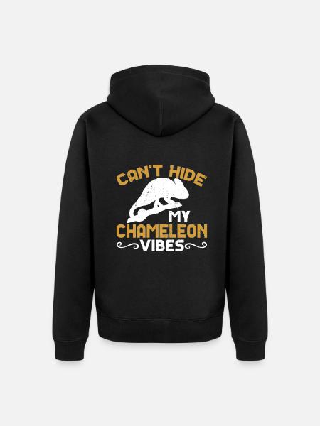 Chameleon Gifts - Unisex Premium Organic Zip Hoodie - black