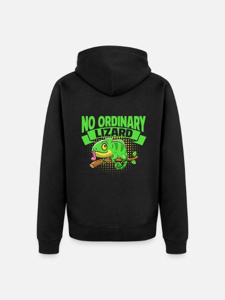 Chameleon Gifts - Unisex Premium Bio Zip Hoodie - Schwarz