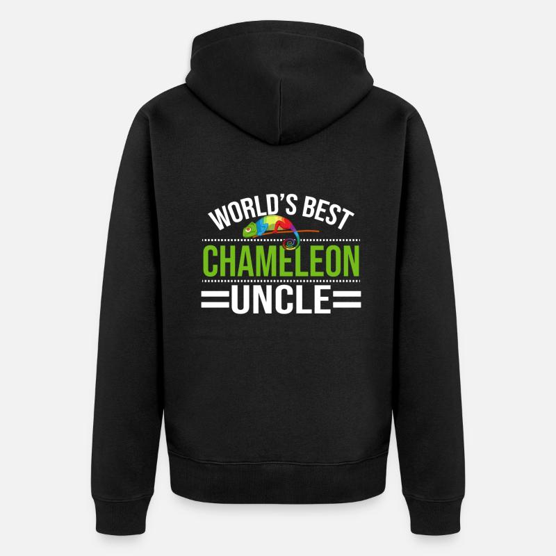 Cadeaux Caméléon - Veste à capuche bio Premium Unisexe - noir