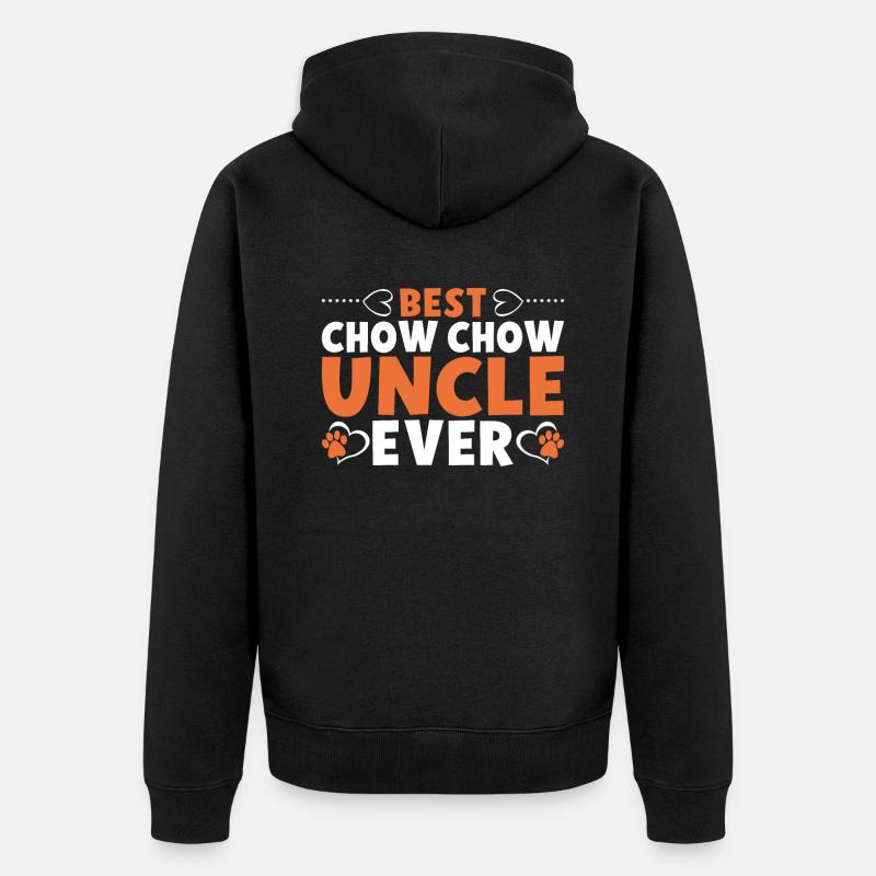 Cadeaux Chow Chow - Veste à capuche bio Premium Unisexe - noir