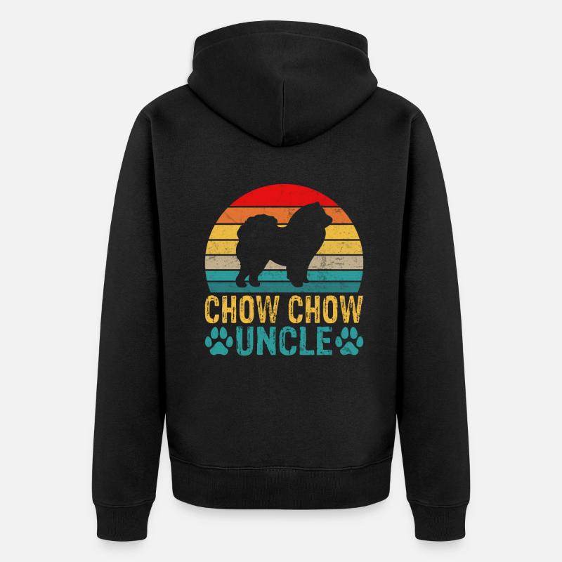 Cadeaux Chow Chow - Veste à capuche bio Premium Unisexe - noir